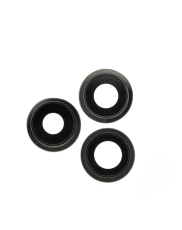 Back Camera Lens with Bracket for iPhone 12 Pro (GRAPHITE) (3 Piece Set) (Premium)
