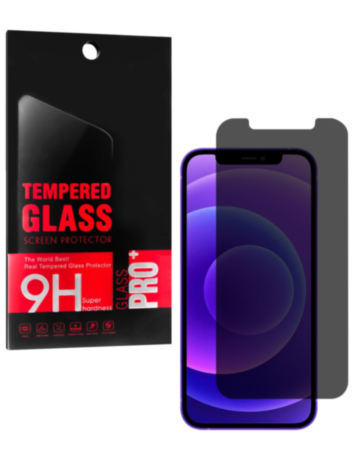 Privacy Tempered Glass for iPhone 12 / 12 Pro (2.5D / 1 Piece)