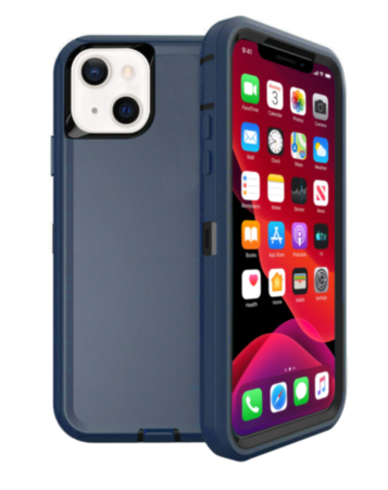 Heavy Duty Case for iPhone 13 Mini (DARK BLUE) (Only Ground Shipping)
