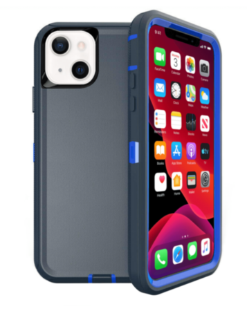 Heavy Duty Case for iPhone 13 Mini (DARK BLUE) (Only Ground Shipping)