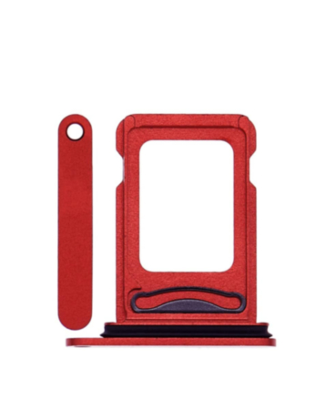 Dual SIM Card Tray for iPhone 13 (RED)
