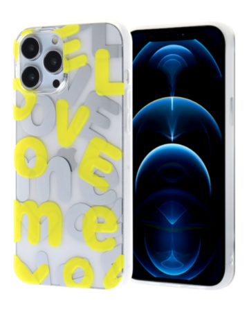 Love Me Printed Clear Case - E7 for iPhone 8P / 7P (Only Ground Shipping)