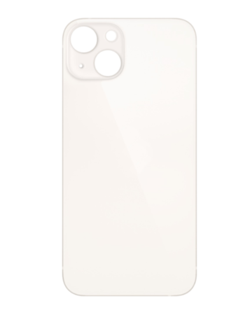 Back Glass with Bigger Camera Hole for iPhone 13 Mini (NO LOGO) (STARLIGHT)