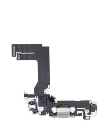 iPhone 13 Mini Charging Port Flex Cable with Board (SILVER) (OEM Pull)