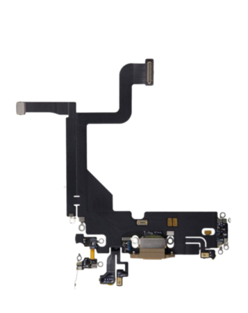 Charging Port Flex Cable for iPhone 13 Pro (GOLD) (Aftermarket)