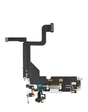 Charging Port Flex Cable for iPhone 13 Pro (SILVER) (Premium)