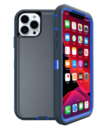 Heavy Duty Case - NAVY BLUE for iPhone 13 Pro (Only Ground Shipping)