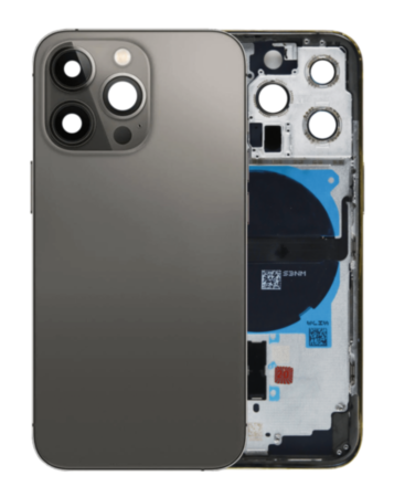 Back Housing Frame with Small Components Pre-Installed for iPhone 13 Pro (NO LOGO) (US Version) (GRAPHITE)