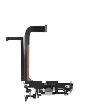 Charging Port Flex Cable for iPhone 13 Pro Max (SILVER) (Aftermarket)