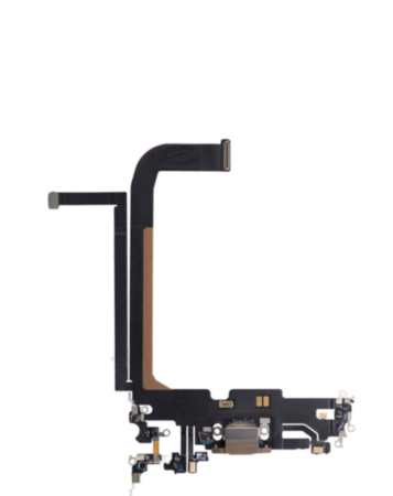 Charging Port Flex Cable for iPhone 13 Pro Max (GOLD) (OEM Pull)