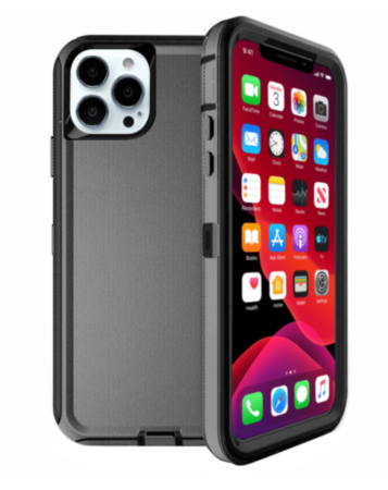 Heavy Duty Case for iPhone 13 Pro Max (BLACK) (Only Ground Shipping)