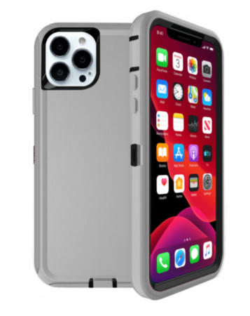 Heavy Duty Case for iPhone 13 Pro Max (GRAY & BLACK) (Only Ground Shipping)