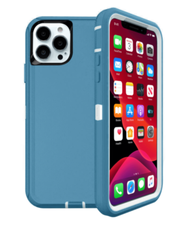 Heavy Duty Case for iPhone 13 Pro Max (TEAL) (Only Ground Shipping)