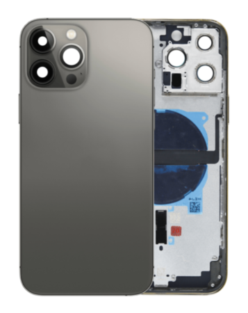Back Housing Frame with Small Components Pre-Installed for iPhone 13 Pro Max (NO LOGO) (US Version) (GRAPHITE)