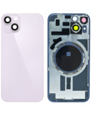 Back Glass with MagSafe Magnet for iPhone 14 (NO LOGO) (PURPLE)