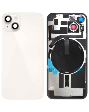 Back Glass with MagSafe Magnet & NFC & Flashlight Flex for iPhone 14 (NO LOGO) (STARLIGHT)
