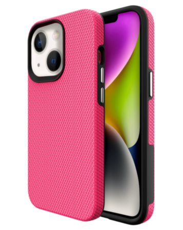 Shock Absorption Protective Dual Layer Case - PINK for iPhone 13 / 14 / 16e / 17e (Only Ground Shipping)