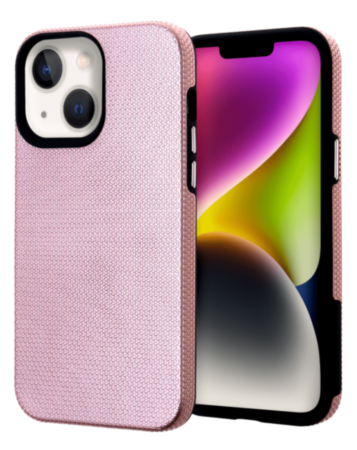 Shock Absorption Protective Dual Layer Case - ROSE GOLD for iPhone 13 / 14 / 16e / 17e (Only Ground Shipping)
