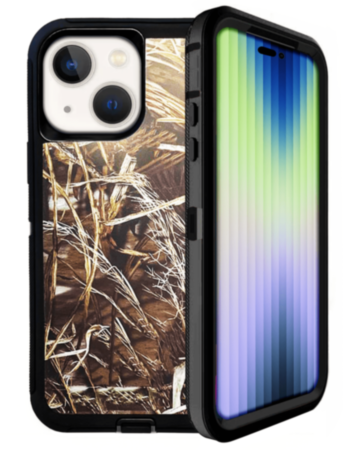 Heavy Duty Case for iPhone 14 / 13 (CAMO BLACK) (Only Ground Shipping)