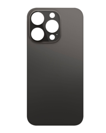 Back Glass with Bigger Camera Hole for iPhone 14 Pro (NO LOGO) (SPACE BLACK)