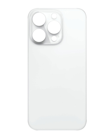 Back Glass with Bigger Camera Hole for iPhone 14 Pro (NO LOGO) (SILVER)