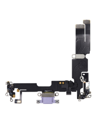 Purchase the charging port flex cable for the iPhone 14 Plus — in Deep Purple, aftermarket.
