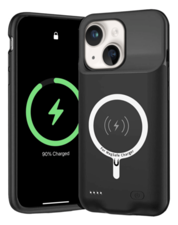 Slim Charging Case with Msafe Charging (8500 mAh) for iPhone 14 Plus (Only Ground Shipping)