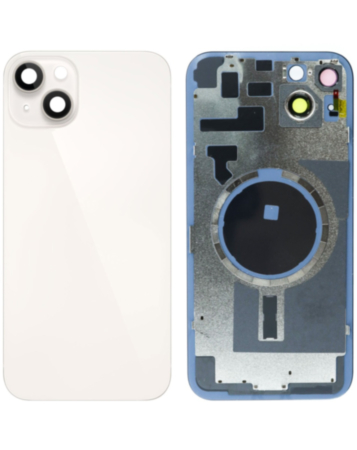 Back Glass with MagSafe Magnet for iPhone 14 Plus (NO LOGO) (STARLIGHT)