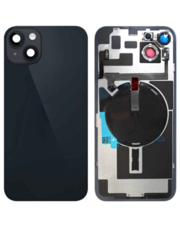 Back Glass with MagSafe Magnet & NFC & Flashlight Flex for iPhone 14 Plus (MIDNIGHT) (NO LOGO)