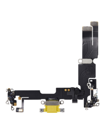 Purchase the charging port flex cable for the iPhone 14 Plus — in Yellow, premium quality.