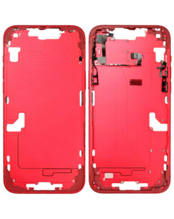Middle Frame with Small Parts for iPhone 14 Plus (RED) (US Version)
