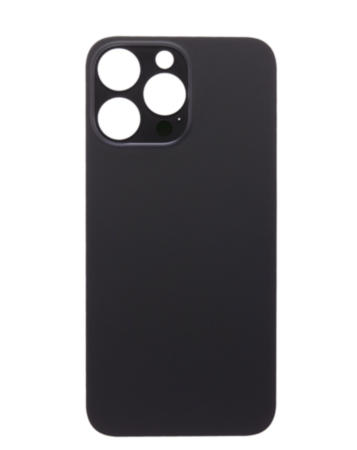 Back Glass with Bigger Camera Hole for iPhone 14 Pro Max (NO LOGO) (SPACE BLACK)