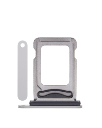 Dual Sim Card Tray for iPhone 14 Pro / 14 Pro Max (SILVER)