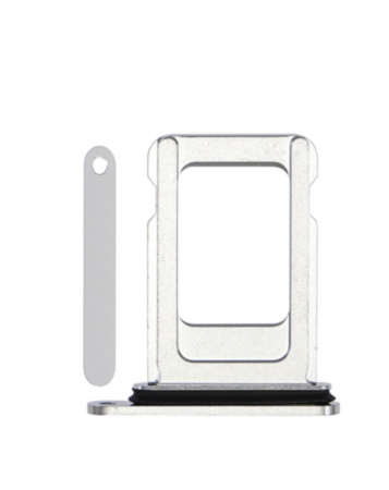 Single Sim Card Tray for iPhone 14 Pro / 14 Pro Max (SILVER)