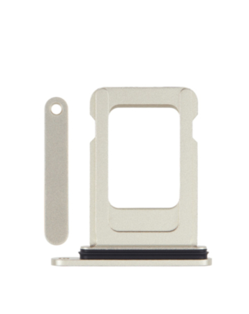 Single Sim Card Tray for iPhone 15 / 15 Plus (YELLOW)