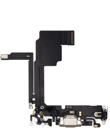 Buy the Charging Port Flex Cable for iPhone 15 Pro in Natural Titanium, premium quality.

