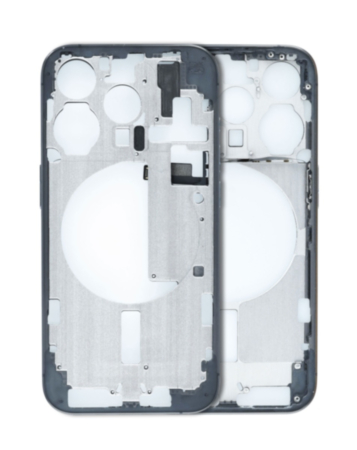Middle Frame with Small Parts for iPhone 15 Pro (BLUE TITANIUM) (US Version)