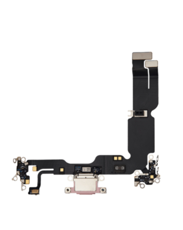Charging Port Flex Cable for iPhone 15 Plus (PINK) (Aftermarket)