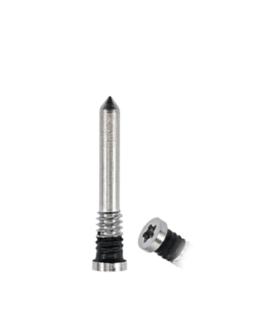 Stock up on bottom screws for iPhone 15, 15 Plus, 15 Pro, and 15 Pro Max in white titanium, 100 pack.