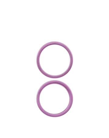Back Camera Bezel Ring for iPhone 16 / 16 Plus (PINK) (2 Piece Set)
