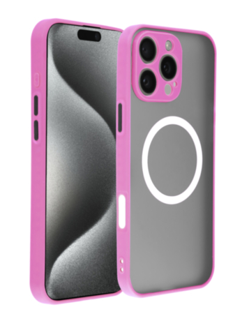 Wireless Charging Protector Matte Case - PINK for iPhone 16 Pro (Only Ground Shipping)
