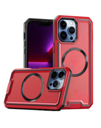 Non - Slip Translucent Matte Wireless Charging Case - RED for iPhone 16 Pro / 17 (Only Ground Shipping)