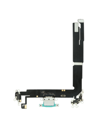 Charging Port Flex Cable for iPhone 16 Plus (Aftermarket) (TEAL)