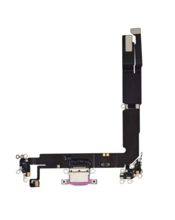 Stock up on the premium pink charging port flex cable for iPhone 16 Plus.