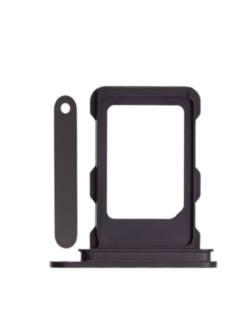 Single Sim Card Tray for iPhone 16 Pro / 16 Pro Max (BLACK TITANIUM)