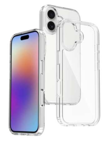 Hybrid Case with Air Cushion Technology - CLEAR for iPhone 17 (Only Ground Shipping)