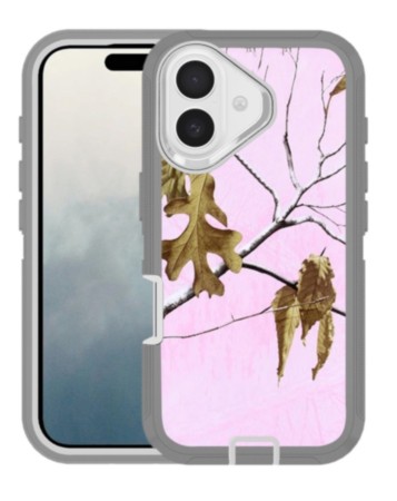 Heavy Duty Case - CAMO PINK for iPhone 17 (Only Ground Shipping)