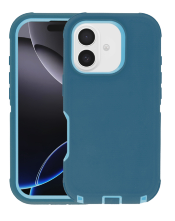 Heavy Duty Case for iPhone 17 (TEAL) (Only Ground Shipping)