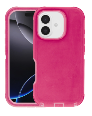 Heavy Duty Case - PINK & PINK for iPhone 17 (Only Ground Shipping)
