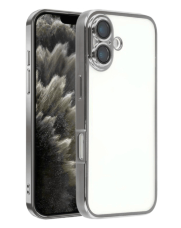 Frosted Transparent Matte Case with Lens Protection (GRAY) for iPhone 17 (Only Ground Shipping)